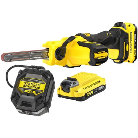 STANLEY FATMAX V20 Elektrofeile 13 mm 18 V + 2 Batterien 2 Ah SFMCE210D2K-QW