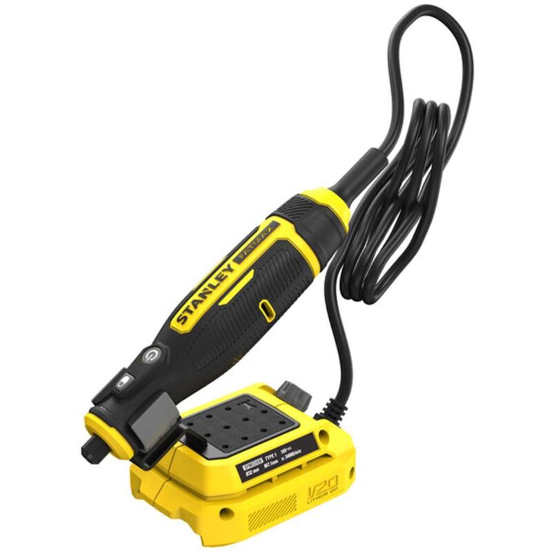 Outils - Meuleuse droite sans fil 18V, sans batterie ni chargeur SFMCE030B-XJ - Stanley