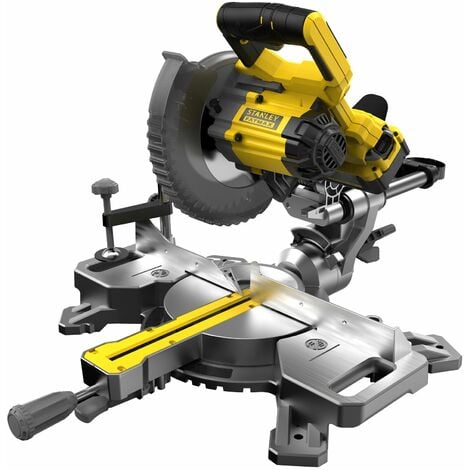 STANLEY FATMAX V20 SFMCS701M1-QW 190 mm Akku-Radialgehrungssäge mit 1 x 18 V 4,0 Ah Akku 1 x 40 Zähne Sägeblatt