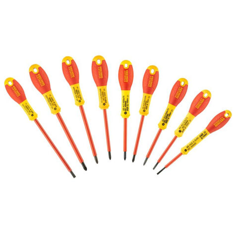 STANLEY FatMax VDE Insulated Screwdriver Set, 10 Piece