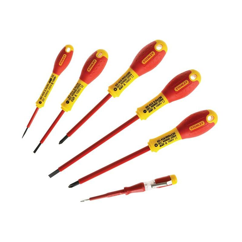 Stanley - FatMax® vde Insulated Screwdriver Set, 6 Piece STA065441