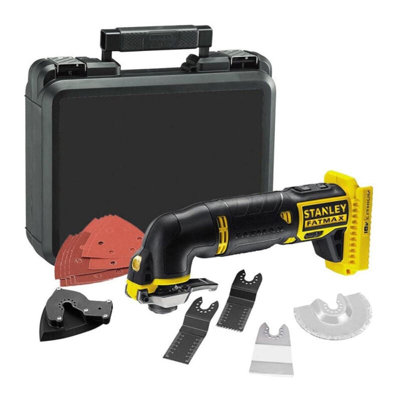 Outil oscillatoire de coupe Stanley FMC710D2 fatmax Lithium 18V - 2 batteries 2,0 Ah