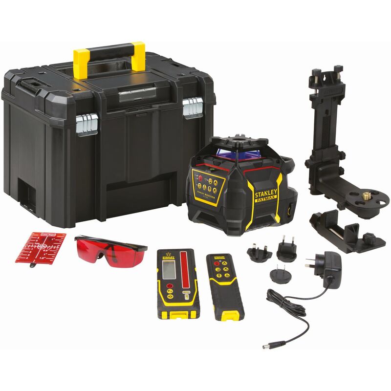 

Stanley ® - Stanley FMHT77447-1 Nivel láser rotativo 600m - Rojo - Batería de litio recargable