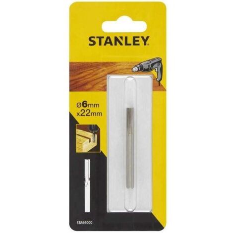 STANLEY - FRESA 6MM PER SCANALATURE DRITTE