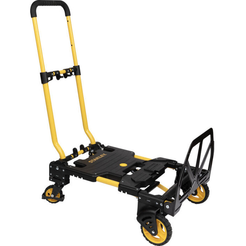 Chariot à plateau Stanley  Jaune Acier H89.2xl45xL78cm
