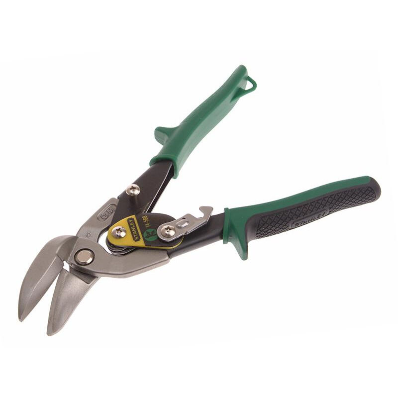 Green Offset Aviation Snip Right Cut 250mm (10in)