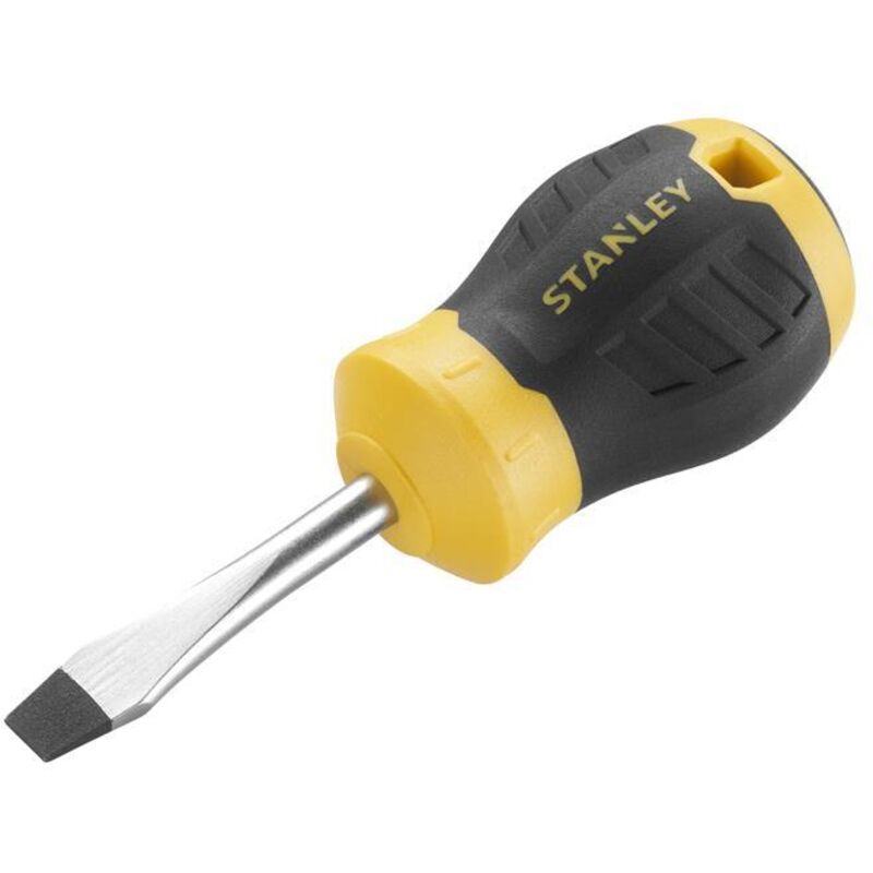 Stanley STHT16147-0 Cushion Grip Stubby Screwdriver 6.5 x 45mm Flared STA016147S