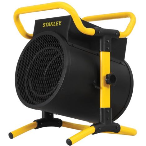 Stanley  Heizlüfter 5000W mit 2 Heizstufen, Thermostat und Kühlfunktion, IP24 Überhitzungsschutz, robust und leistungsstark für Werkstatt oder Baustelle