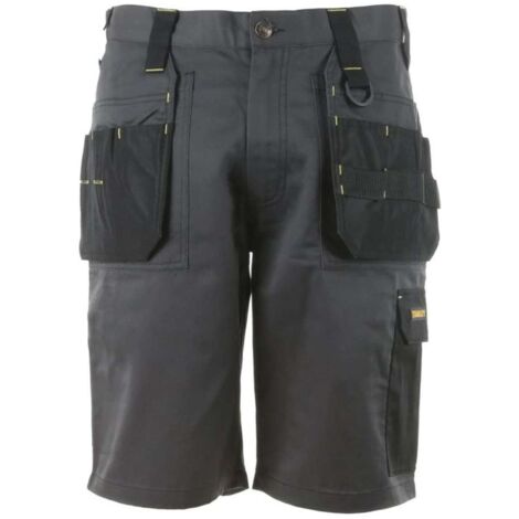 Stanley - Herren-Arbeitsshorts, Gr. 3, grau/schwarz 49973/52