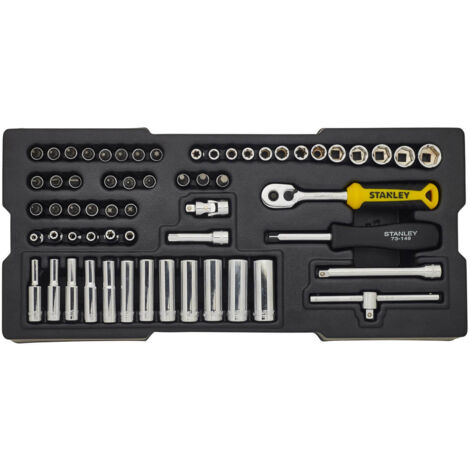 Stanley HTS 1/4 Steckschluessel/Zubehoer 60-tlg