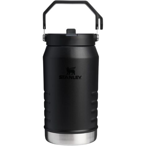 Stanley Iceflow Flip Straw 2.0 Jug 1.90L - 20 Ore Di Freddo - 4 Giorni Di Freddo - A Prova Di Perdite - Borraccia Acciaio - Senza BPA - Lavabile In Lavastoviglie - Bottiglia Termica Palestra - Black