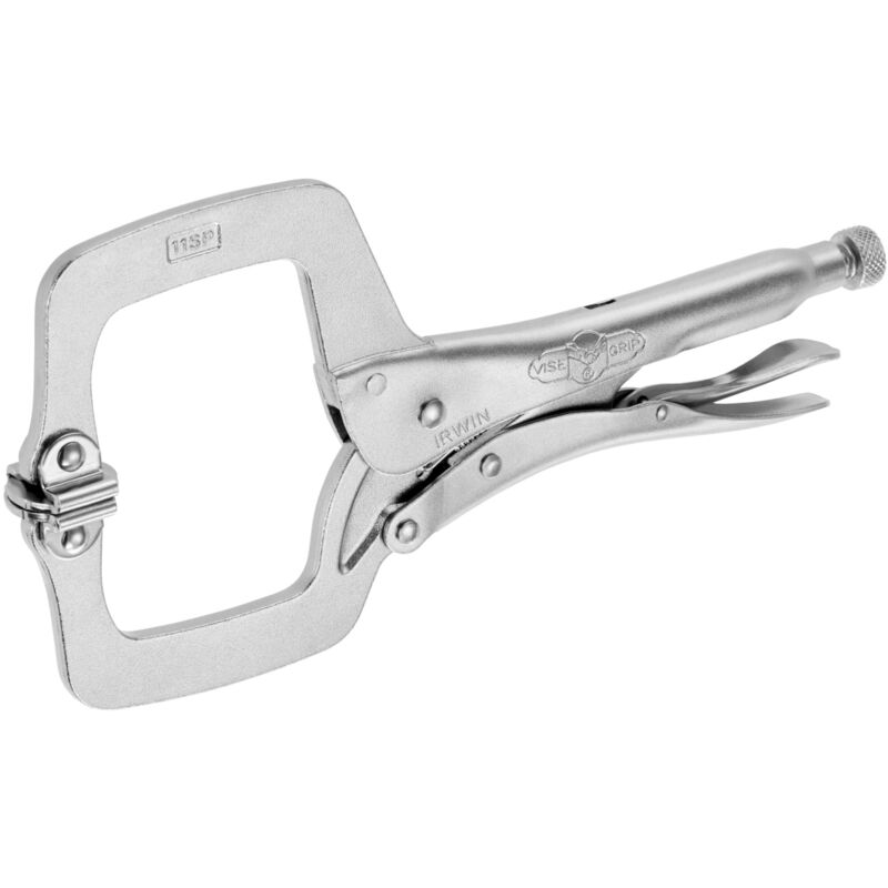 Stanley Irwin T20EL4 Locking Pliers, 9.8 cm Jaw Width, 27.5 cm and 27.9 cm Length, Heavy-Duty Adjustable Locking Pliers