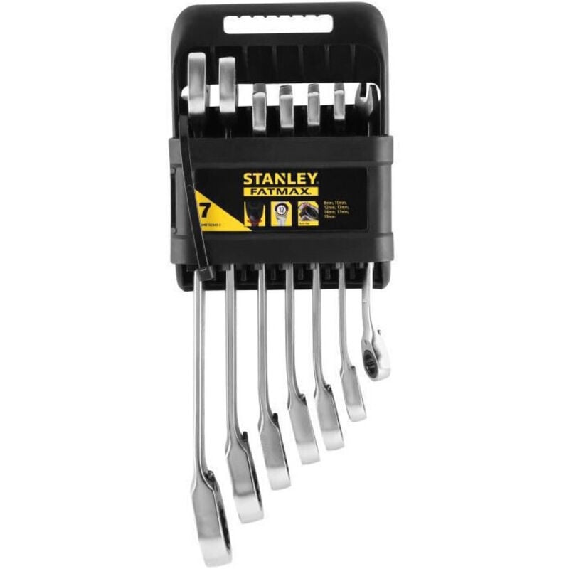 Stanley - Clés mixtes à cliquet réversible FatMax Jeu de 7 pièces