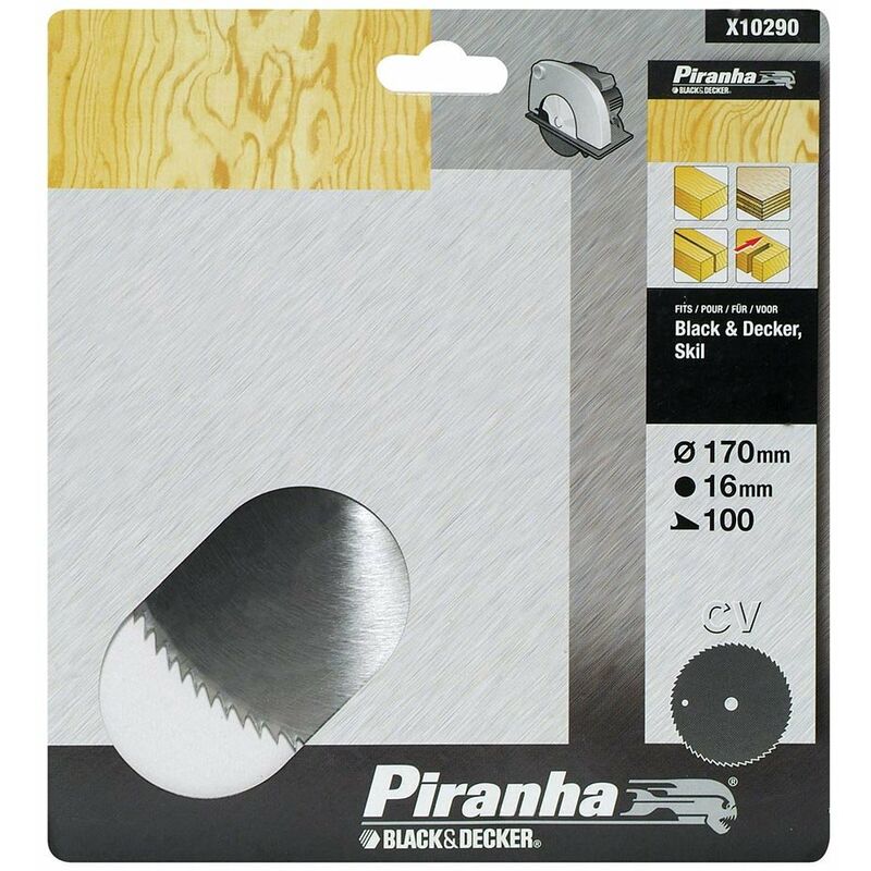 Stanley - piranha/ STA10290 (X10290) lama circolare crom. MM.170