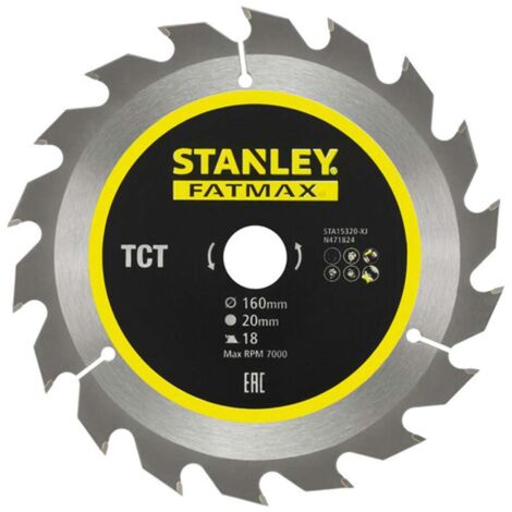 Stanley - Lama TCT 160x20 18 denti