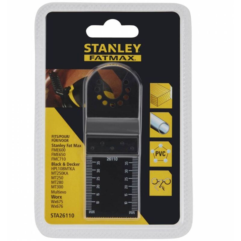 Stanley - Piranah/ sta26110 (x26110) lame bimétallique mm 32x40 x mt300