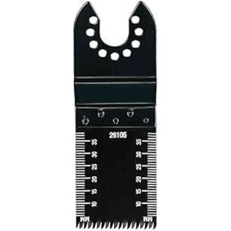 Stanley – Lame de coupe plongeante HCS 32x40 mm – Acier haute teneur en carbone – Pour bois, stratifié et cloisons sèches – Changement rapide sans outil - STA26105-XJ