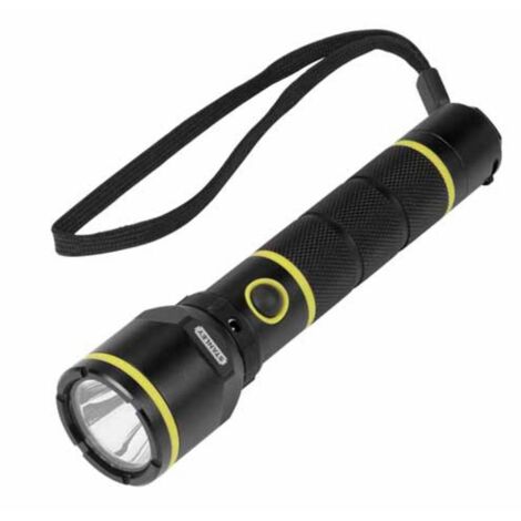 Stanley – Lampe torche aluminium rechargeable 130 lumens – Étanchéité IP44 – Autonomie jusqu'à 10h – Avec dragonne – 195154