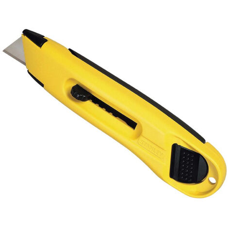 Stanley Lightweight Retractable Utility Cutter with ABS Handle, 5-Position Steel Carrier, Model S0-10-088