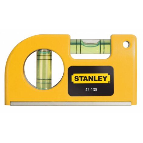 STANLEY LIVELLA 2 BOLLE TASCABILE  0.42.130 83X12X45MM