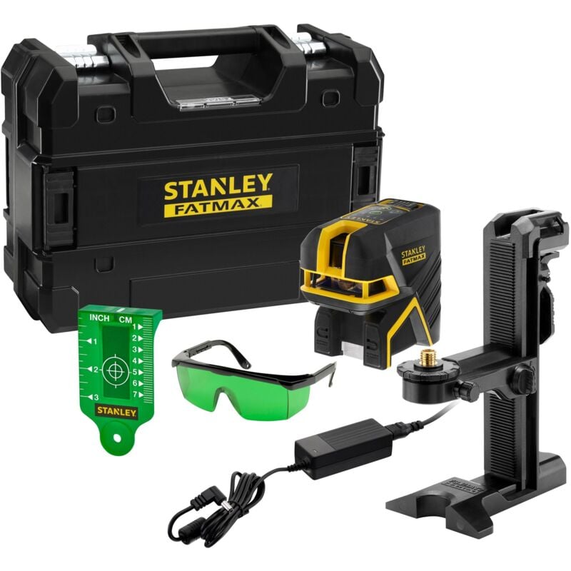 Stanley - fatmax linea e laser a 5 punti fm Li-Ion verde FMHT77598-1 in tstak