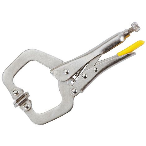 Stanley Locking C-Clamp Mole Grip with Swivel Tips 285 mm