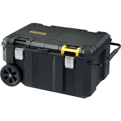 Stanley – Mallette de rangement pour outils – Coffre de chantier étanche 113L – Polypropylène résistant à l'eau et à la poussière – 800 x 600 x 430 mm - FMST17870-1