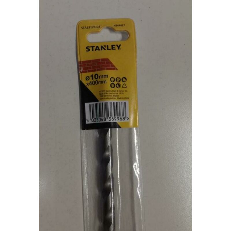 Stanley masonry bit 10x400mm x53170-qz sta53170-qz