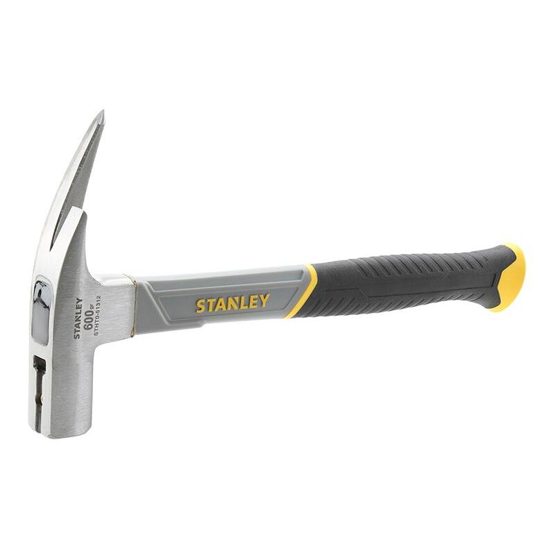 Stanley Marteau de charpentier de fibre de verre STHT0-51312 (600 g, 336 mm de longueur, withfibreglass core, polished head, non-slip handle