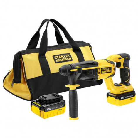 STANLEY martillo sds-plus stanley v20-li 2x4,0h sfmch900m22-qw