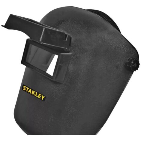 Stanley – Masque de protection E-PROTECTION 2000-C FLIP UP – Norme EPI 2 – Pour soudure – Verre teinté – Confort ajustable – Protection respiratoire