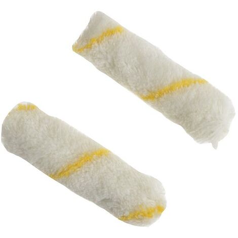 Stanley Medium Pile Silver Stripe Roller Sleeve 100mm (4in) 2-Pack