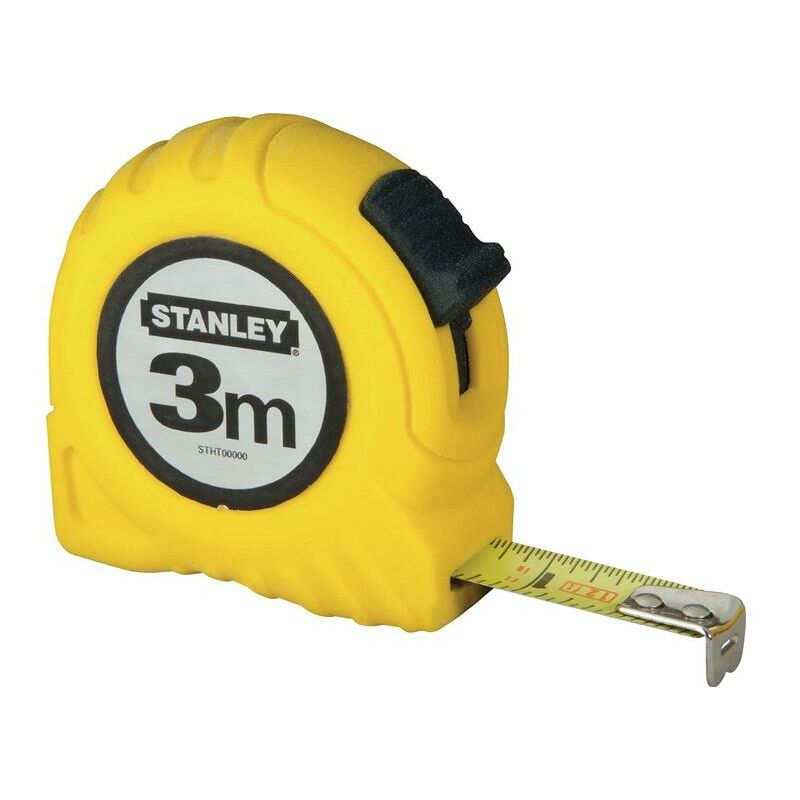 Stanley - Mètre-ruban de poche longueur 5 m largeur 19 mm mm/cm eg ii bloqueur en plastique Plastique Bloqueur