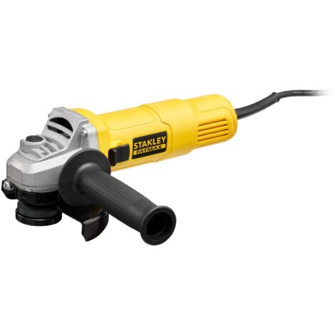 Stanley – Meuleuse d'angle 115mm 600W – Vitesse 12000 tr/min – Design compact pour espaces restreints – Poignée latérale à 2 positions - FMEG615-QS