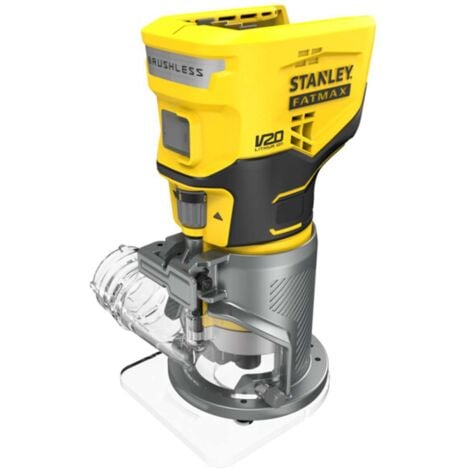 STANLEY FATMAX V20 Affleureuse Brushless 18V - SFMCW400B-XJ - Livrée Sans Batterie