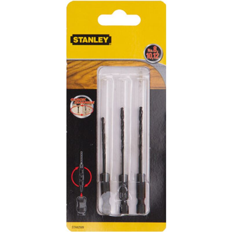 

Stanley ® - Configurar bits para perforar agujeros Stanley - 'STA62509-XJ' - 3 piezas