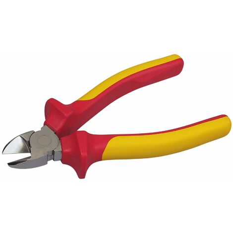Stanley – Pince coupante isolée 160mm – Isolation 1000V – Mâchoires aiguisées pour coupe précise – Conçue pour électriciens