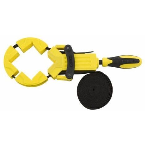 Stanley – Pince de bande 4,5 m – Capacité de serrage 4500 mm – Construction métal et nylon renforcé – Poignée bi-matière ergonomique