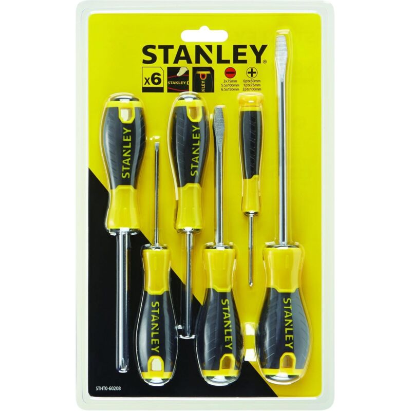 STANLEY Jeu de 6 tournevis Essential - vue 4