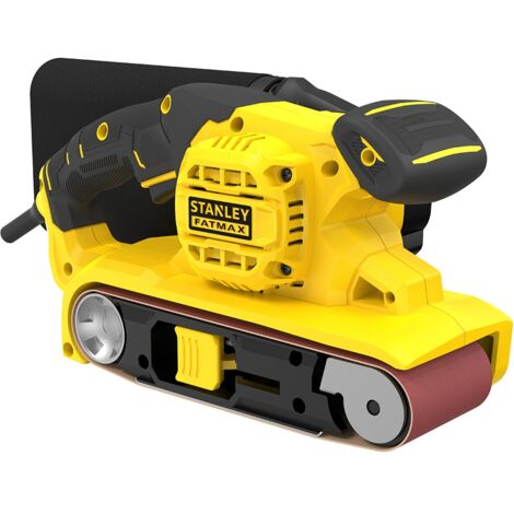 Stanley – Ponceuse à bande 1010 W FMEW204KQS – Vitesse variable 190-390 m/min – Pour ponçage bois dur – Malette de transport incluse