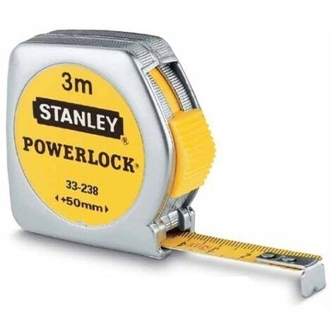 main image of "Flexometro Medicion Con Freno 08Mt-25,0Mm Abs Powerlock Stanley"