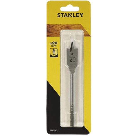 STANLEY - PUNTA 18 MM LEGNO TESTA PIATTA