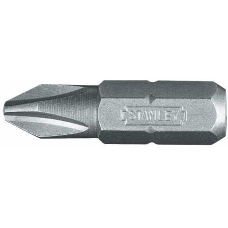 Stanley Punta Phillips PH2 cromata, confezione da 100 pezzi