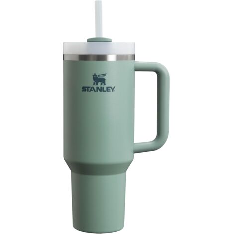 Stanley Quencher H2.0 FlowState Borraccia con Cannuccia 1.2L - Freddo per 11 Ore - Con Ghiaccio per 48 Ore - Senza BPA - Tazza Termica con Manico - Borraccia Termica - Shale
