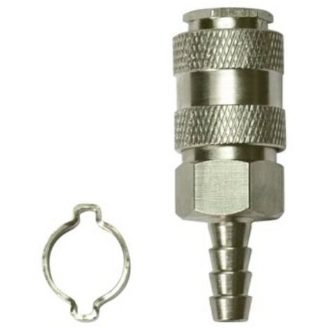 Stanley Raccord pneumatique Ø 8 x 13 mm avec embout standard, connexion rapide pour tuyaux à air comprimé, usage atelier, garage, compresseur, corps en métal robuste