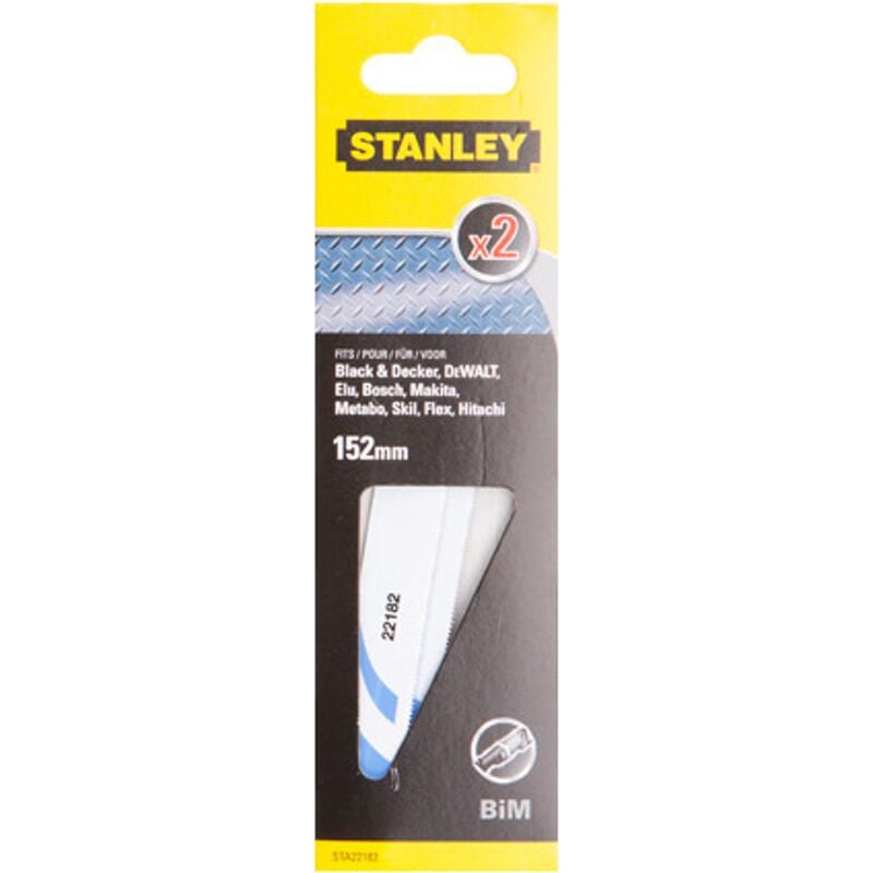 

Stanley ® - Hoja de sierra Recipro Stanley - 152 mm - 2 piezas