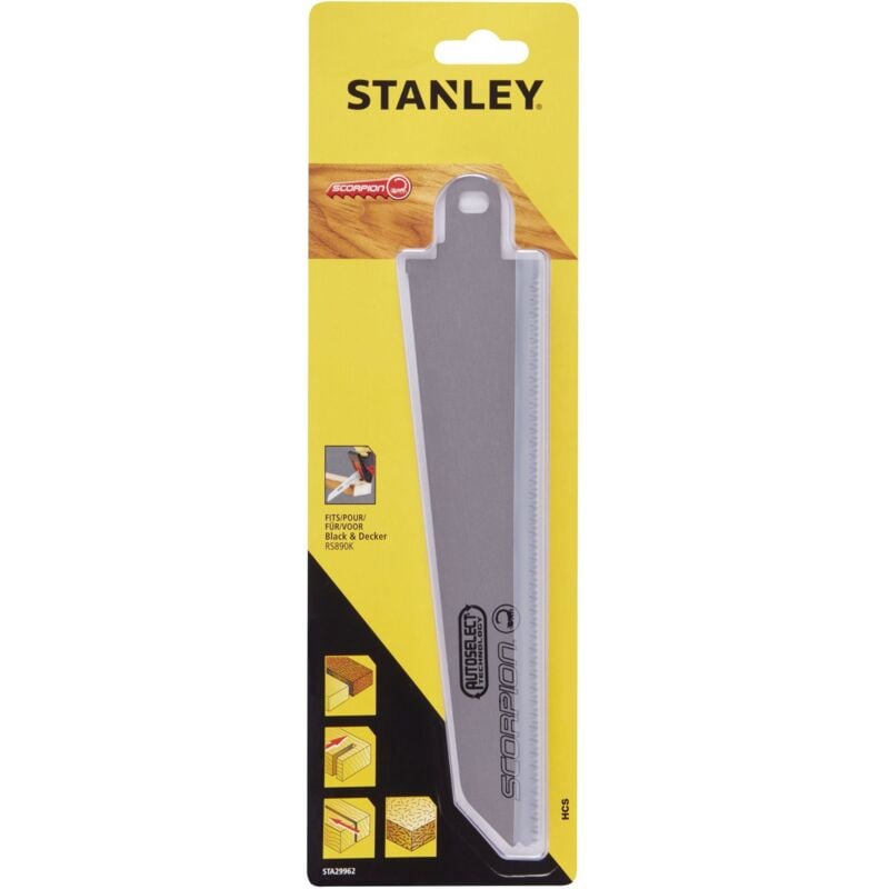 Stanley - Lame hcs Straight Cut - Bois STA29962-XJ