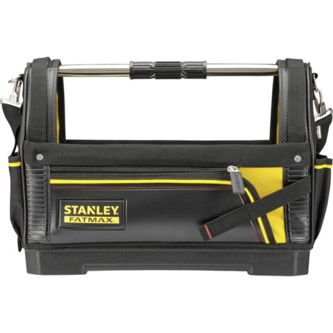 Stanley – Sacoche à outils nylon 600D 48x25x33 cm – Base rigide résistante à l'eau – Compartiments pour rangement rapide – Capacité 25 kg - S087551