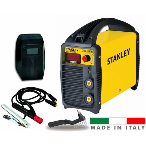 STANLEY SALDATRICE AD INVERTER SIRIO 210 5 KW 190 AMP VALIGETTA+ACCESSORI