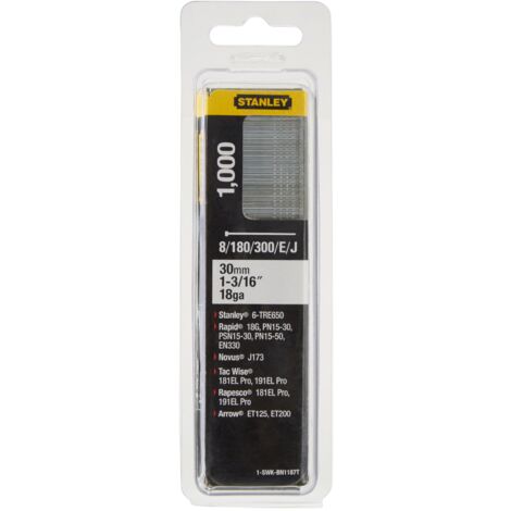 STANLEY - Scatola da 1000 chiodi da 30mm - 1-SWKBN1187T